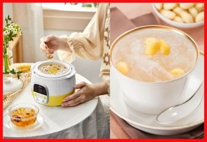 cách chưng yến bằng nồi nấu chậm 1